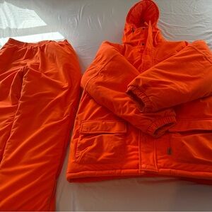 L.L. Bean vintage 90’sVibrant hunter Orange insulated Outerwear